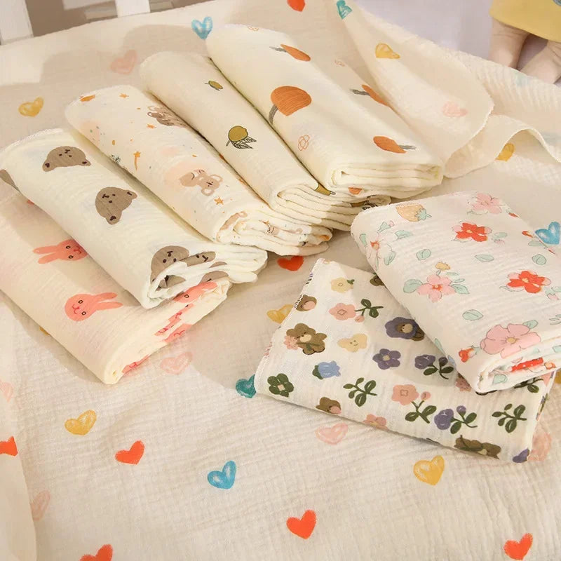 Newborn Muslin Swaddle Wrap – Gentle Cotton Blanket