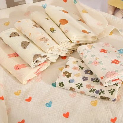 Newborn Muslin Swaddle Wrap – Gentle Cotton Blanket
