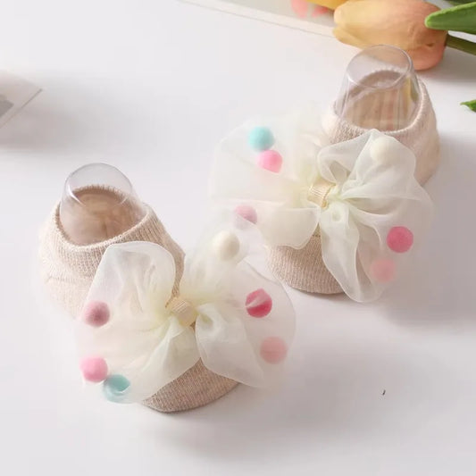 Newborn & Toddler Anti-Slip Bow Socks