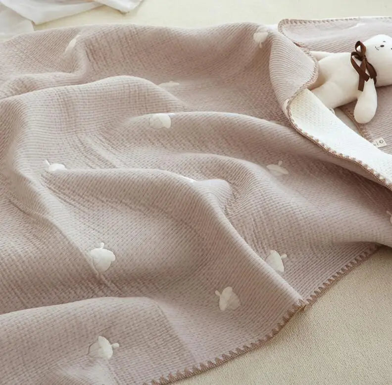 CuddleCotton Baby Blanket – Soft Swaddle & Bedding Quilt