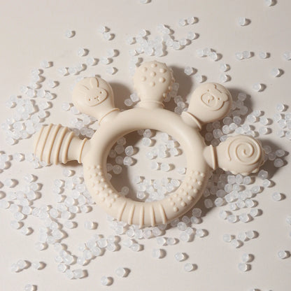 TinyHands Silicone Teether – Sensory Chew Toy