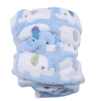 Newborn Baby Blanket & Swaddle Wrap – Warm Fleece &amp; Flannel, Infant Bedding, Winter Comfort