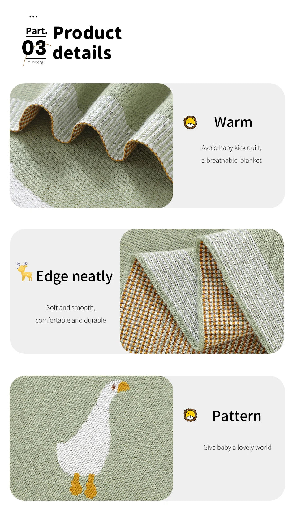 Newborn Baby Swaddle Blanket – Cozy Stroller & Basket Wrap