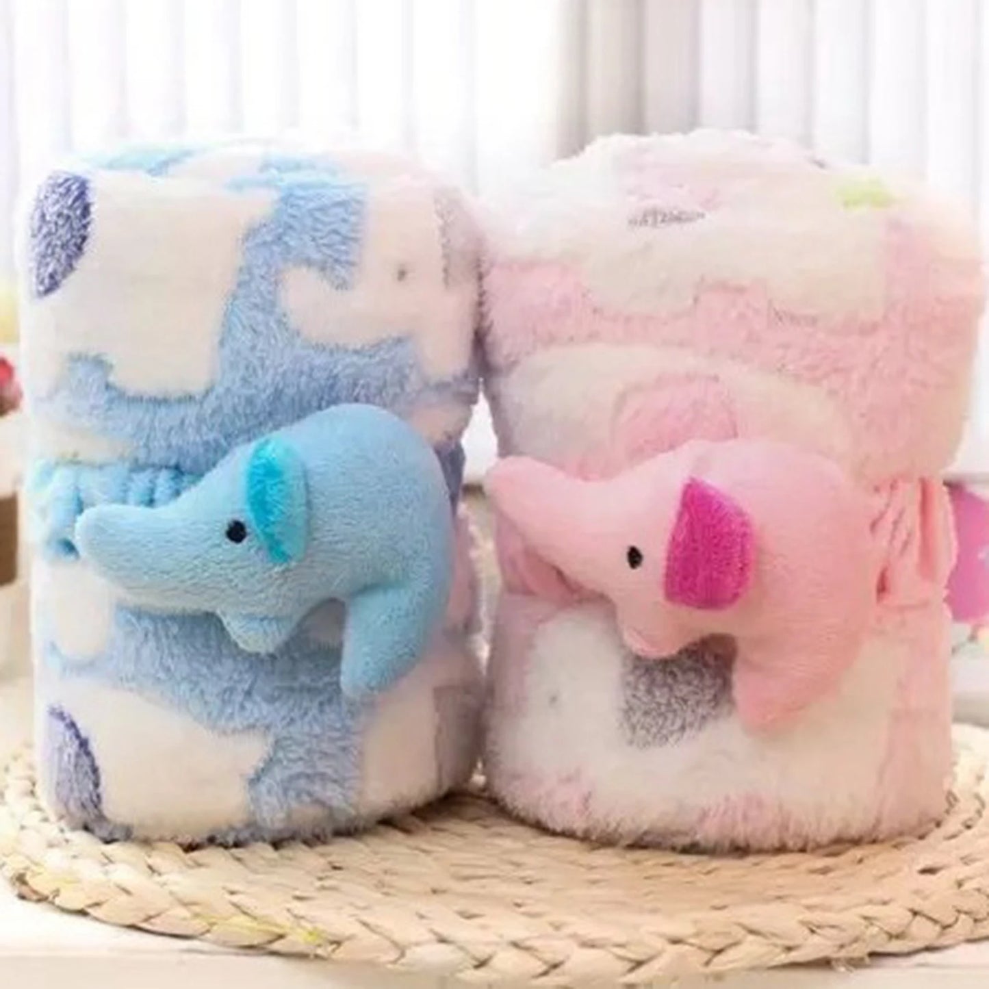 Newborn Baby Blanket & Swaddle Wrap – Warm Fleece &amp; Flannel, Infant Bedding, Winter Comfort