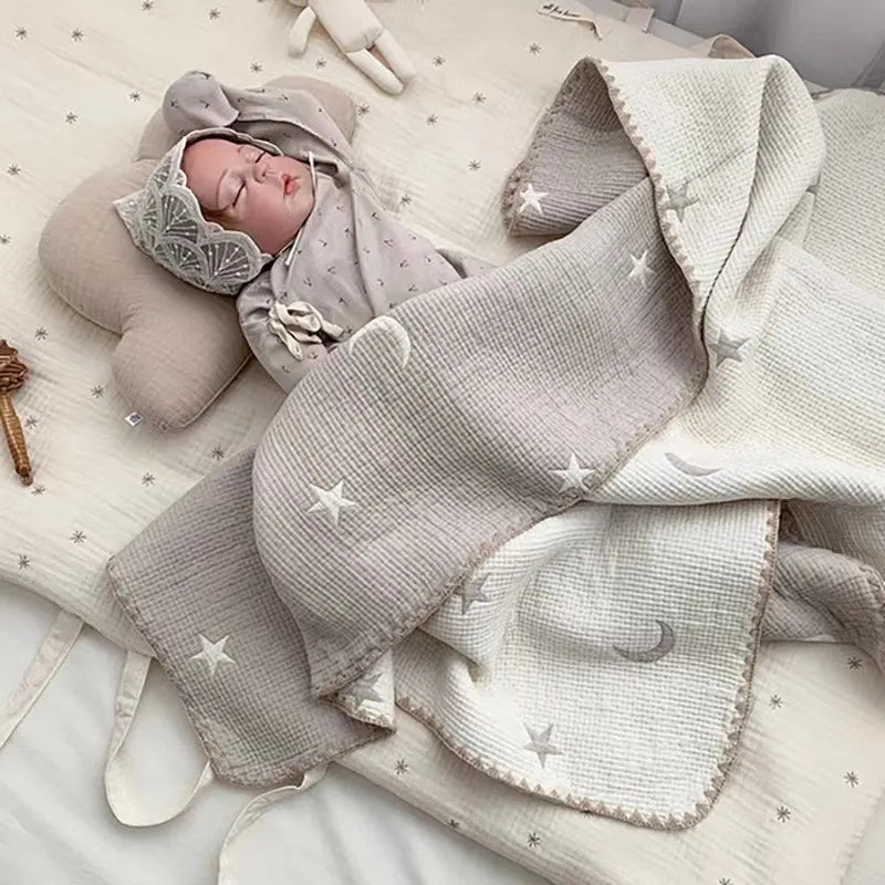 CuddleCotton Baby Blanket – Soft Swaddle & Bedding Quilt