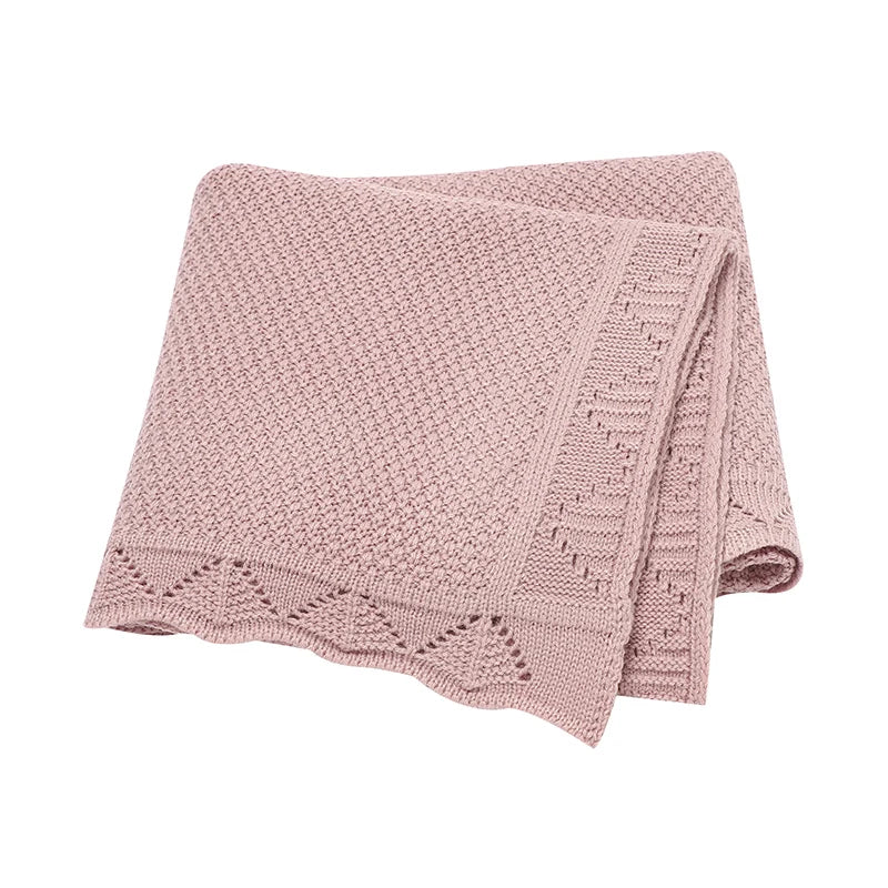 CuddleKnit Baby Blanket – Soft &amp; Cozy Swaddle Wrap