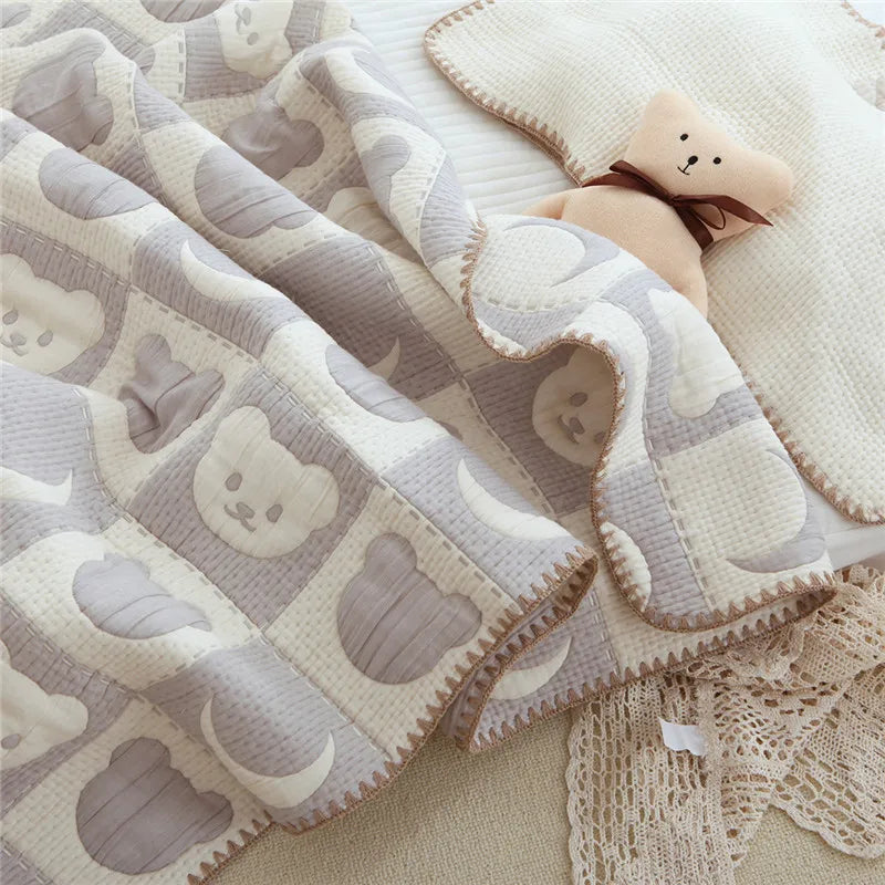CuddleCotton Baby Blanket – Soft Swaddle & Bedding Quilt