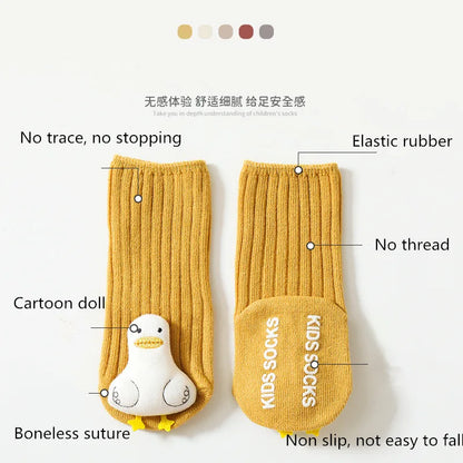 Baby Knee High Socks – Cozy Cotton Animal Design