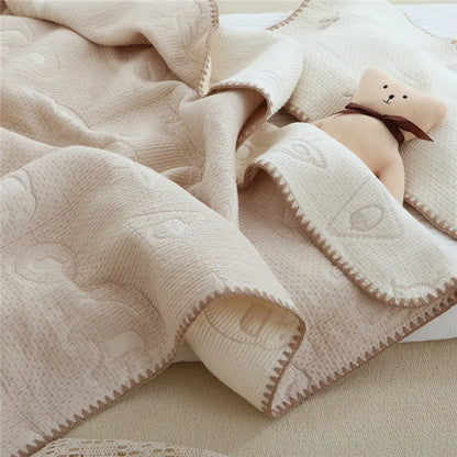 CuddleCotton Baby Blanket – Soft Swaddle & Bedding Quilt