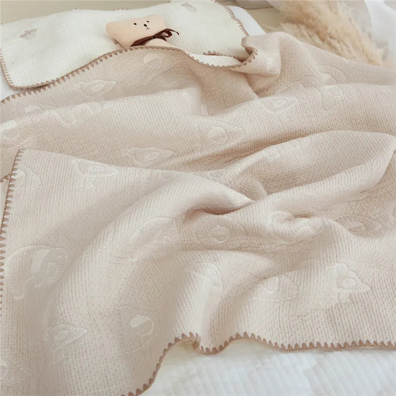 CuddleCotton Baby Blanket – Soft Swaddle & Bedding Quilt