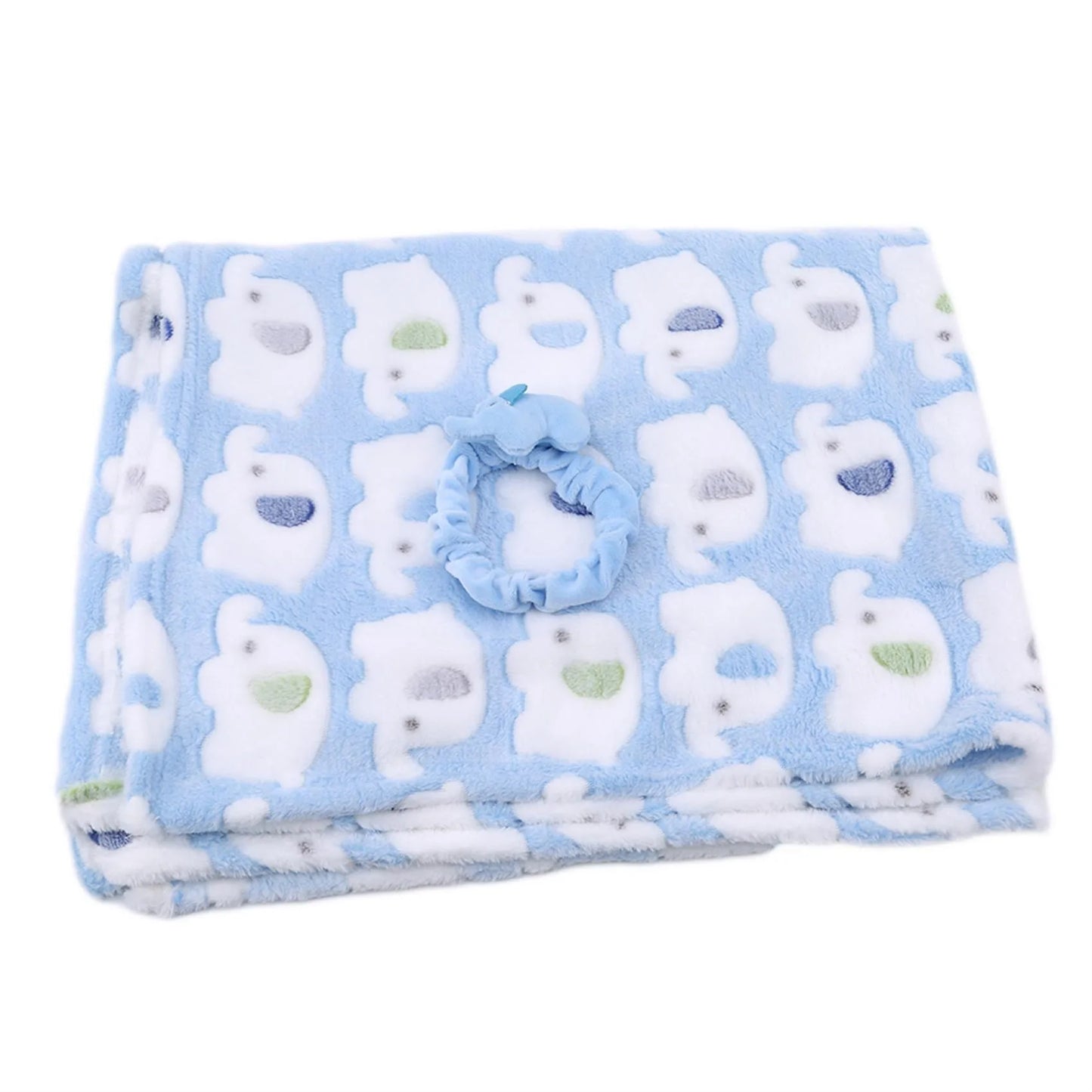 Newborn Baby Blanket & Swaddle Wrap – Warm Fleece &amp; Flannel, Infant Bedding, Winter Comfort