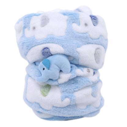 Newborn Baby Blanket & Swaddle Wrap – Warm Fleece &amp; Flannel, Infant Bedding, Winter Comfort