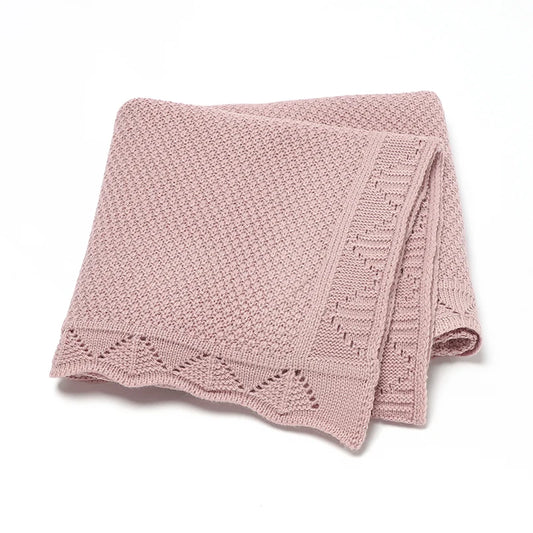 CuddleKnit Baby Blanket – Soft &amp; Cozy Swaddle Wrap