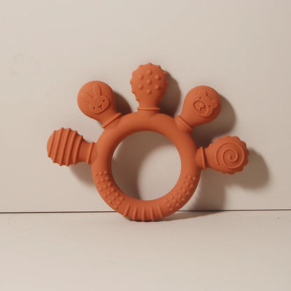 TinyHands Silicone Teether – Sensory Chew Toy