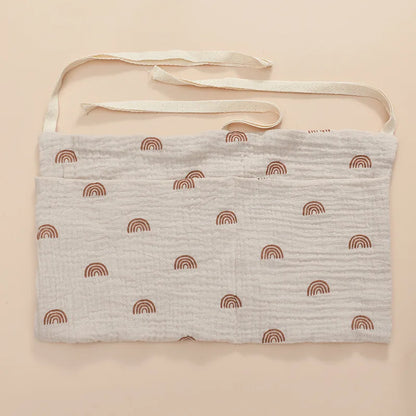 Hanging Crib Storage Bag – Baby Diaper & Toy Organizer