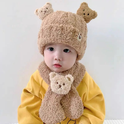 Soft & Cozy Baby Hat with Scarf