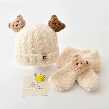 Soft & Cozy Baby Hat with Scarf