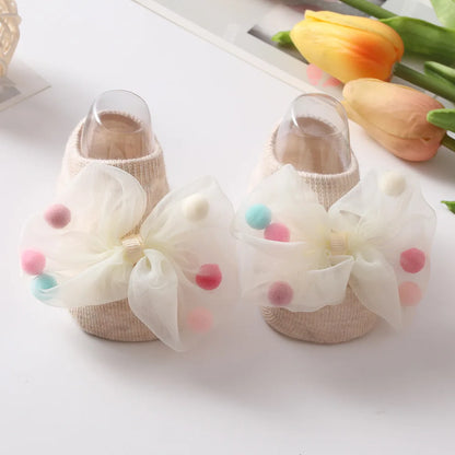Newborn & Toddler Anti-Slip Bow Socks