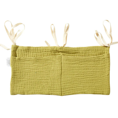Hanging Crib Storage Bag – Baby Diaper & Toy Organizer