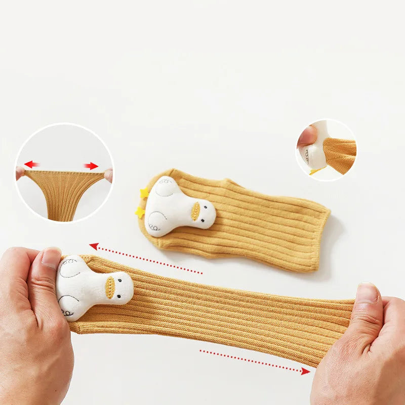 Baby Knee High Socks – Cozy Cotton Animal Design