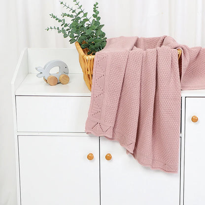 CuddleKnit Baby Blanket – Soft &amp; Cozy Swaddle Wrap