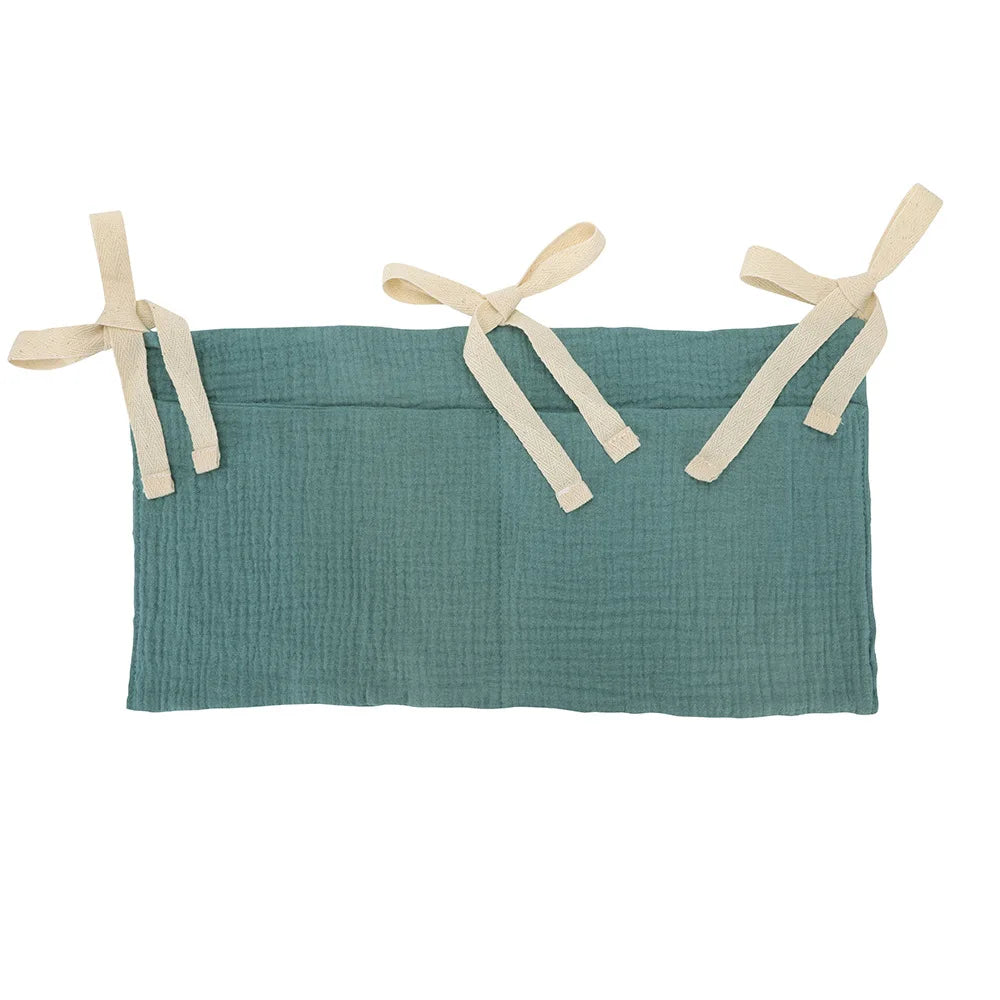 Hanging Crib Storage Bag – Baby Diaper & Toy Organizer
