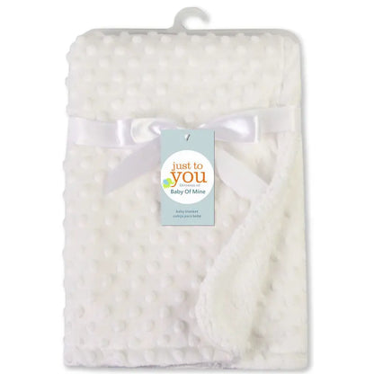 Cozy Fleece Baby Blanket & Beanie Set