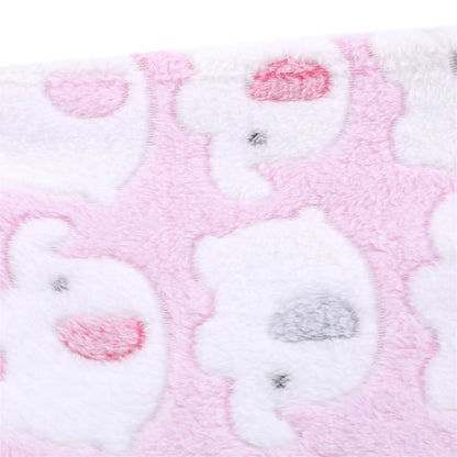 Newborn Baby Blanket & Swaddle Wrap – Warm Fleece &amp; Flannel, Infant Bedding, Winter Comfort