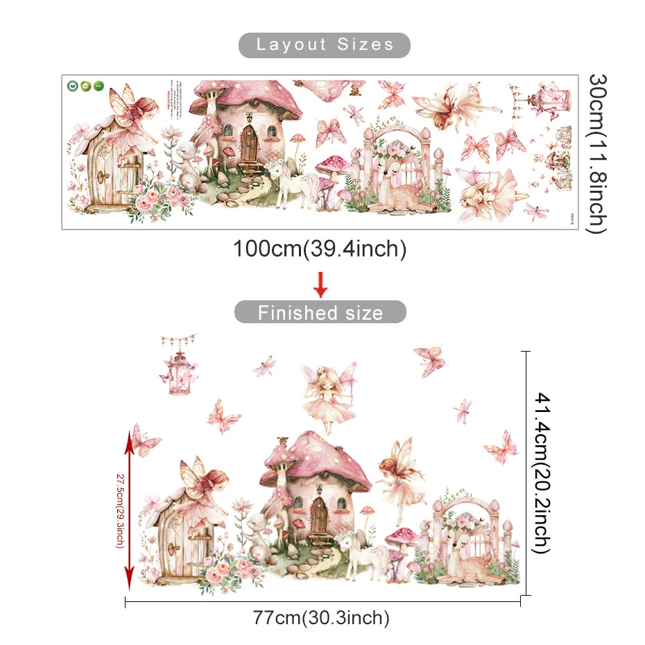 FloraFairy Kids Wall Stickers