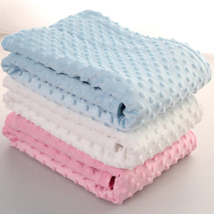 Cozy Fleece Baby Blanket & Beanie Set