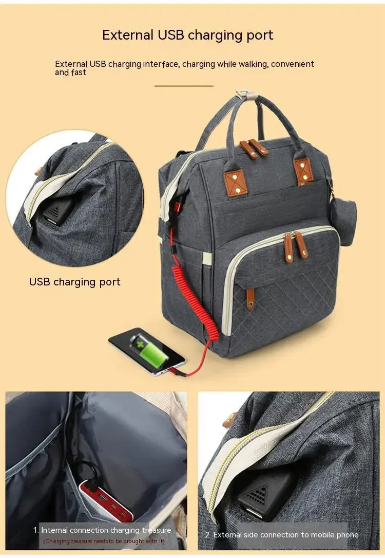 BabyNest Diaper Bag with Changing Station 3 in 1
