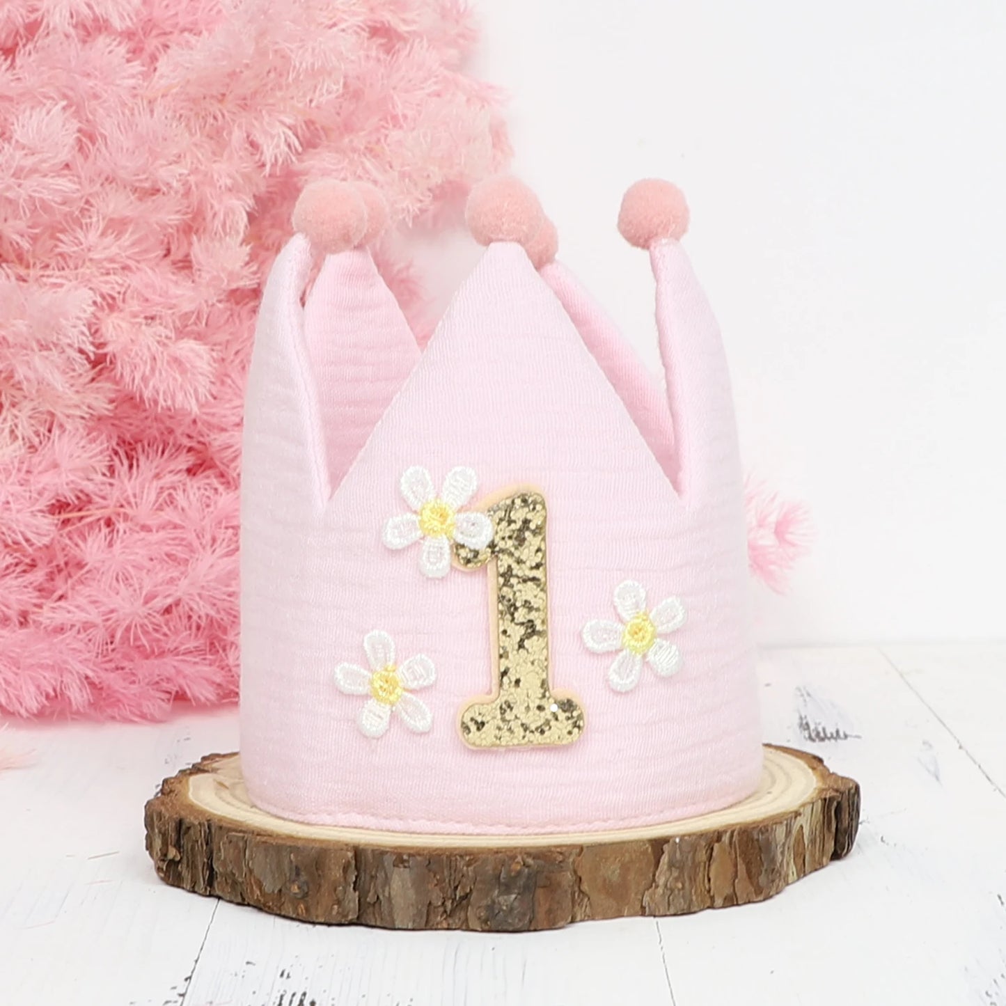PartyPrince / PartyPrincess 1st Birthday Crown Hat