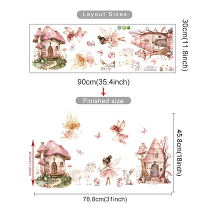 FloraFairy Kids Wall Stickers