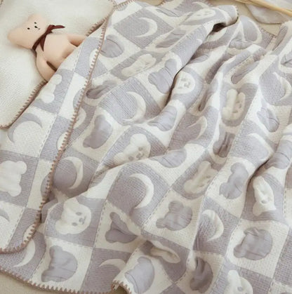 CuddleCotton Baby Blanket – Soft Swaddle & Bedding Quilt