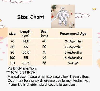 SnuggleElephant Baby Girl Romper