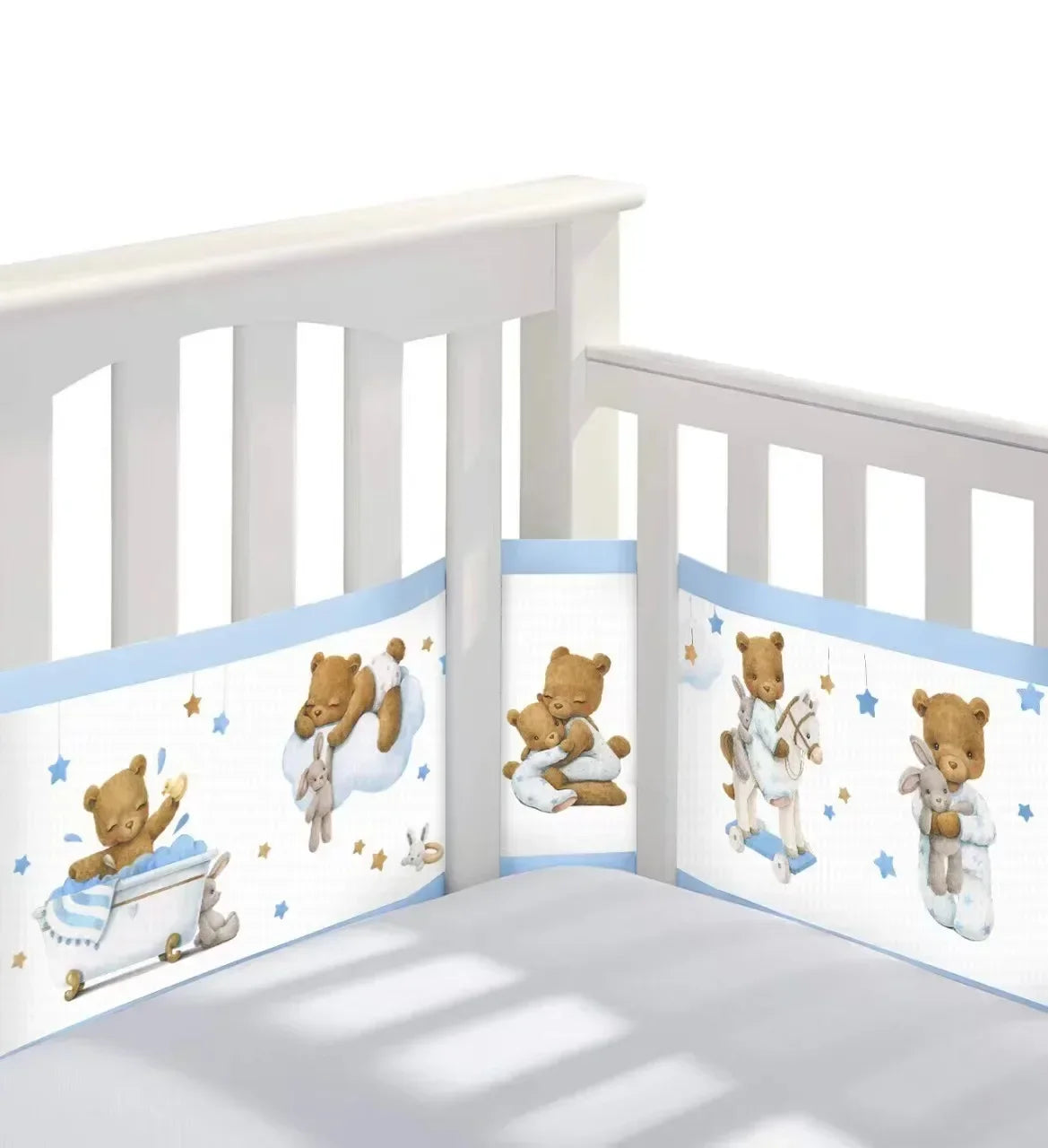 Safe Sleep Mesh Crib Fence