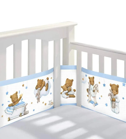 Safe Sleep Mesh Crib Fence