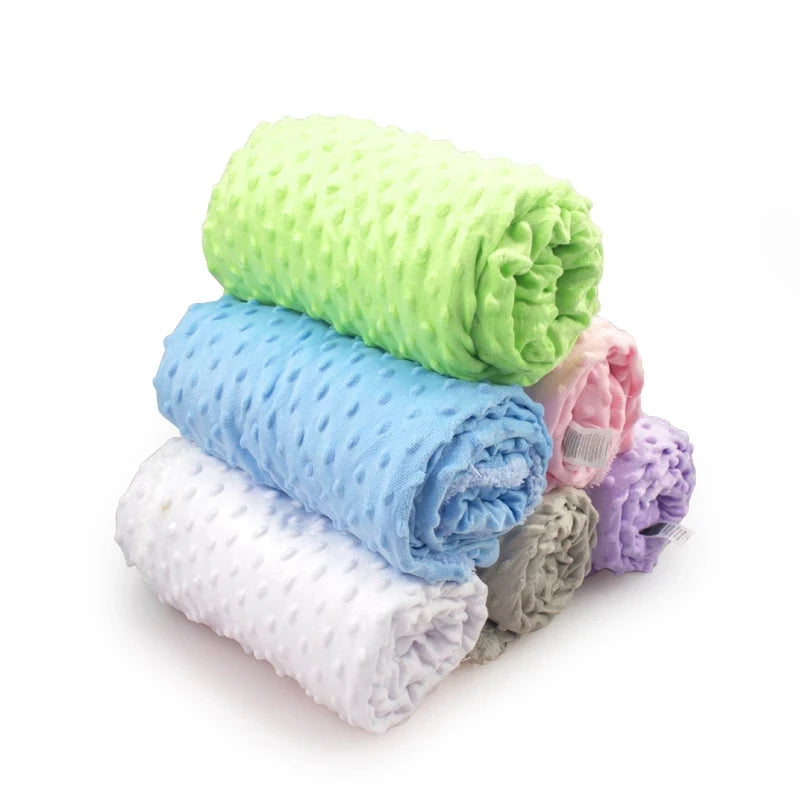 Cozy Fleece Baby Blanket & Beanie Set