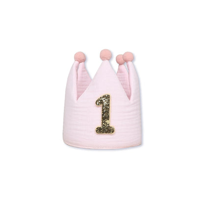 PartyPrince / PartyPrincess 1st Birthday Crown Hat
