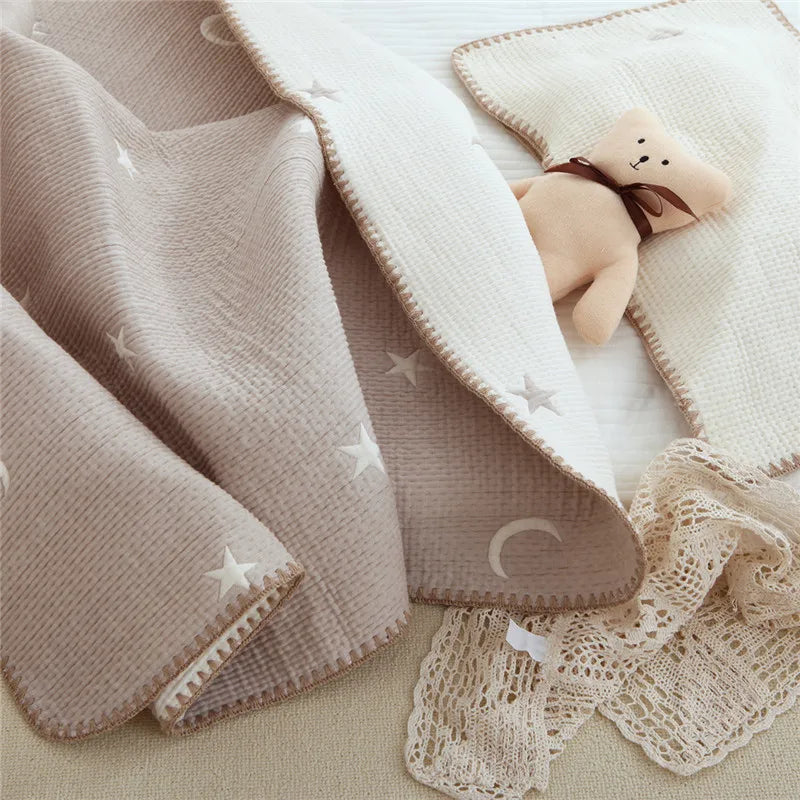 CuddleCotton Baby Blanket – Soft Swaddle & Bedding Quilt