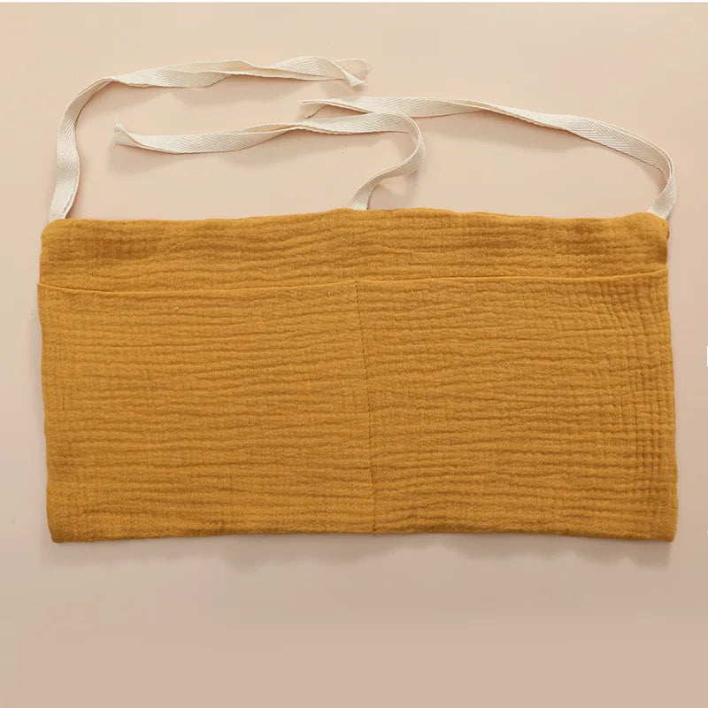 Hanging Crib Storage Bag – Baby Diaper & Toy Organizer