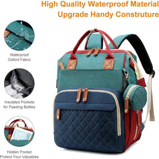 BabyNest Diaper Bag with Changing Station 3 in 1