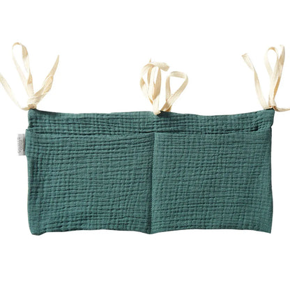 Hanging Crib Storage Bag – Baby Diaper & Toy Organizer
