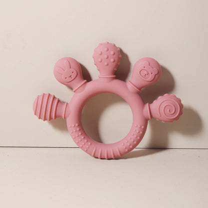 TinyHands Silicone Teether – Sensory Chew Toy