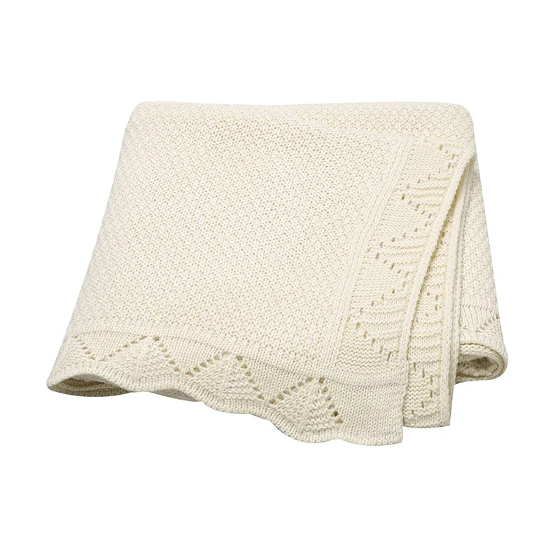 CuddleKnit Baby Blanket – Soft &amp; Cozy Swaddle Wrap