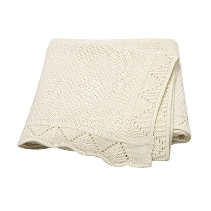 CuddleKnit Baby Blanket – Soft &amp; Cozy Swaddle Wrap