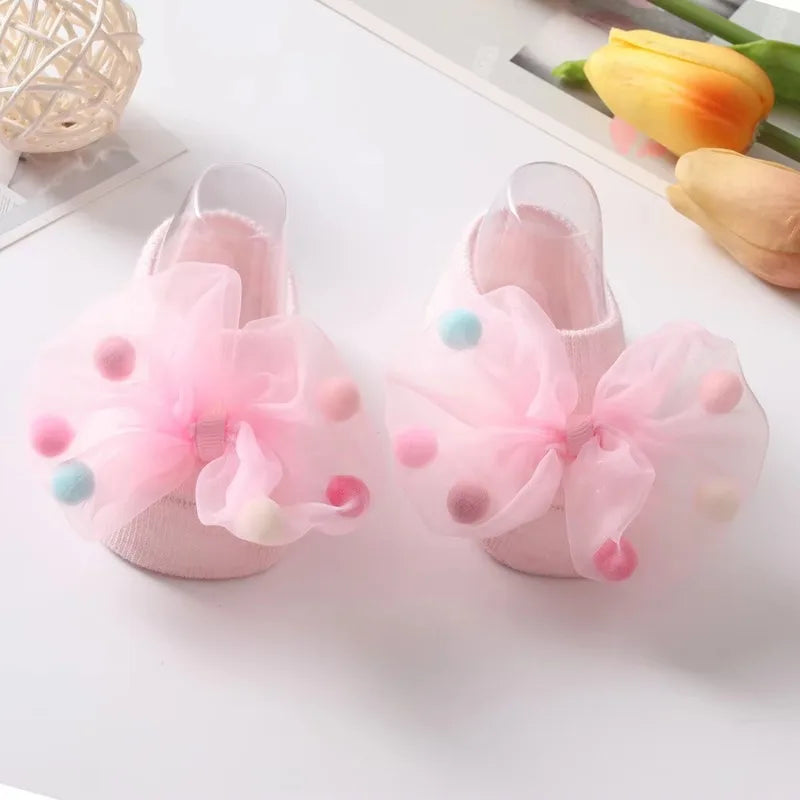 Newborn & Toddler Anti-Slip Bow Socks