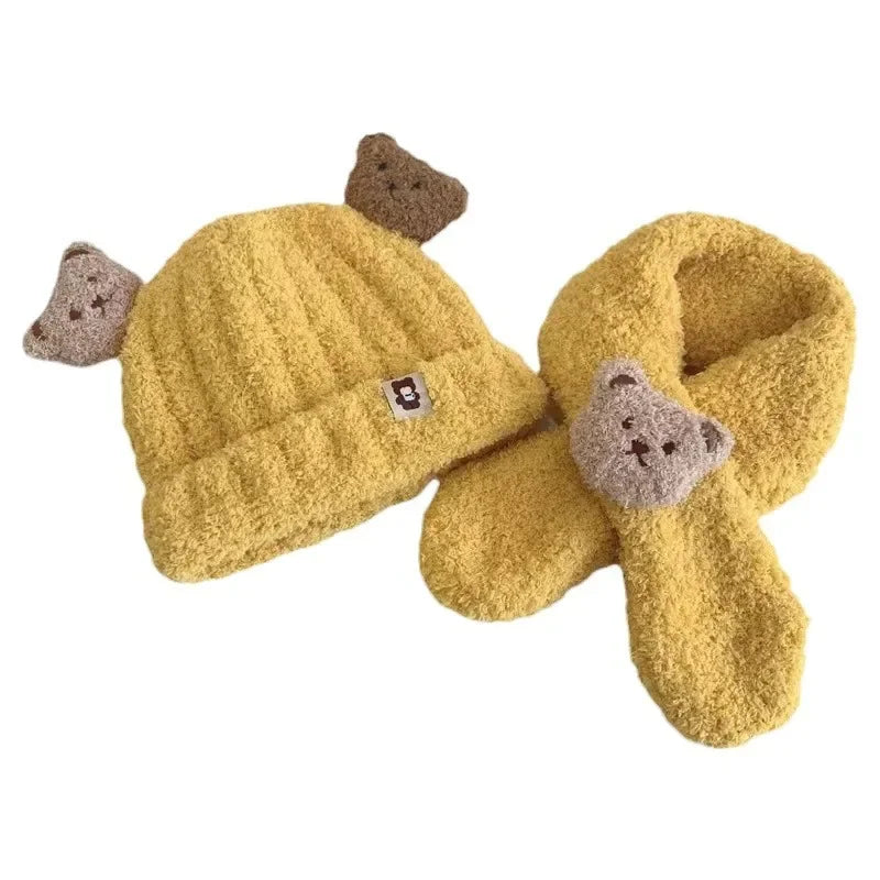 Soft & Cozy Baby Hat with Scarf