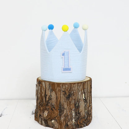 PartyPrince / PartyPrincess 1st Birthday Crown Hat