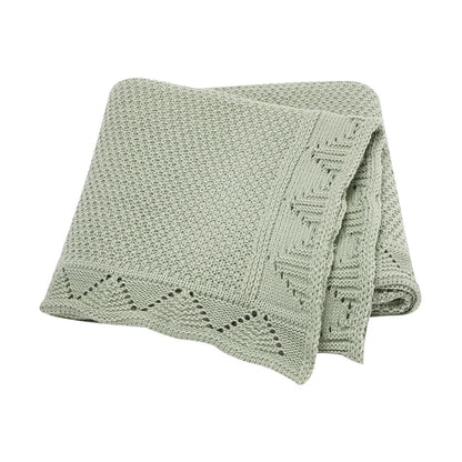 CuddleKnit Baby Blanket – Soft &amp; Cozy Swaddle Wrap